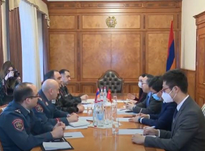 Ոստիկանության պետն ընդունել է Հայաստանում Չինաստանի արտակարգ և լիազոր դեսպանին