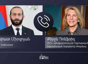 Արարատ Միրզոյանն Արցախում ստեղծված իրավիճակը քննարկել է ԱՄՆ պետքարտուղարի  տեղակալի հետ