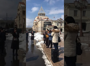 Բողոքի ակցիա Ստեփանակերտում