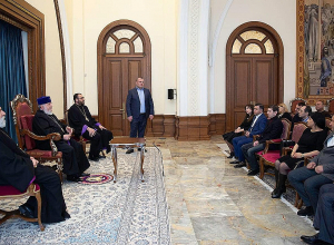 Կաթողիկոսն ընդունեց դատավորներին