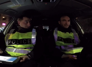 Ночная патрульная служба в Ереване