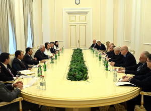 Ваагн Хачатурян принял делегацию во главе с действующим председателем ОБСЕ, министром иностранных дел Польши Збигневом Рау