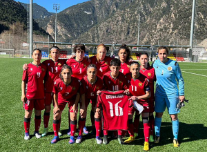 Հայաստանի կանանց Մ-19 հավաքականը 0։8 հաշվով պարտվեց առաջին խաղում