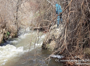 Նորաշենիկ գյուղի կամրջից գետն ընկած քաղաքացու որոնողական աշխատանքները դադարեցվել են