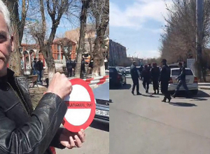 «Համաձայն չեմ»․ Գյումրիում Փաշինյանի այցին զուգահեռ բողոքի ակցիա է