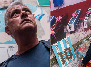 Մոուրինյոն հարգանքի տուրք է մատուցել Մարադոնայի հիշատակին