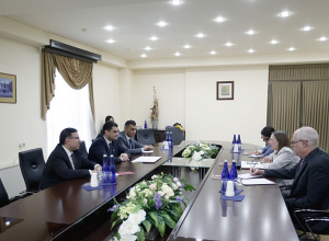 Քաղաքապետ Հրաչյա Սարգսյանն ընդունել է ՀՀ-ում ԱՄՆ դեսպան Լին Թրեյսիին