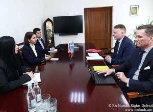 ՀՀ ՄԻՊ-ն ընդունել է Շվեդիայի ազգային դատարանի դատավոր Բյորն Լինդենին