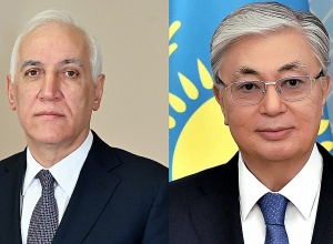 Վահագն Խաչատուրյանին ծննդյան օրվա առթիվ շնորհավորել է Ղազախստանի նախագահը