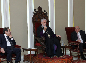 Արամ Ա կաթողիկոսն ընդունել է ՀԲԸՄ պատվիրակությանը