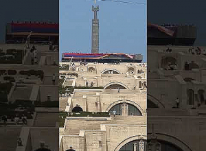 Արցախի դրոշը տեղադրվեց Կասկադում