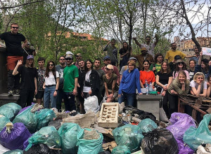 Հայաստան ժամանած ռուս էկոակտիվիստները  այսօր առավոտյան մաքրել են Հրազդանի կիրճը