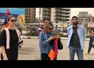 Լիբանանում հայերը երթ են անում՝ ի հիշատակ եղեռնի զոհերի