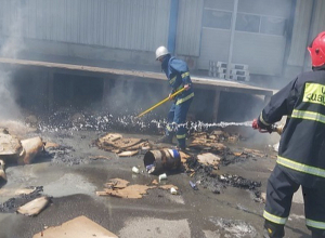 «Ջերմուկ գրուպի» պահեստում հրդեհ է բռնկվել