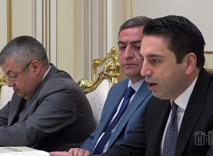 Հայաստանի ԱԺ նախագահ Ալեն Սիմոնյանն ընդունել է Սիրիա Հայաստան բարեկամական խմբի պատվիրակությանը