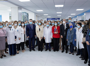 Անահիտ Ավանեսյանը, Հանս Կլյուգեն և Անդրեա Վիկտորինը այցելել են պատվաստումային կետեր