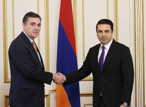 Ալեն Սիմոնյանն ընդունել է Վրաստանի արտաքին գործերի նախարարին