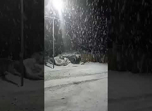 Սյունիքի մարզի Ծղուկ գյուղում ձյուն էր տեղում