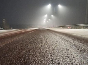 Սիսիանի «Զանգեր»-Գորայք ճանապարհահատվածում ձյուն է տեղում