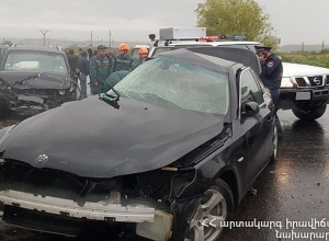 ՃՏՊ Նոր Հաճնի կամրջի մոտակայքում․ կան զոհեր և տուժածներ (թարմացված)