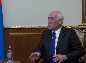 Նախագահ Վահագն Խաչատուրյանն ընդունել է  Ալեքսեյ Կուդրինին