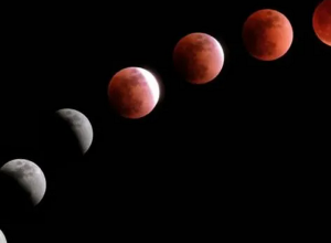 Տարվա առաջին ամբողջական լուսնի խավարումը