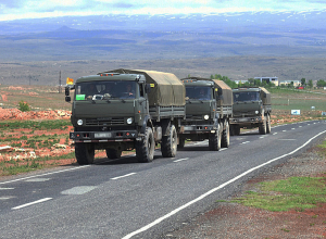 Ճամբարային հավաքներ՝ զորամասերից մեկում