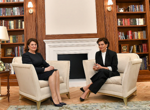 Анна Акопян приняла супругу президента Литвы