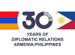 Լրացավ Հայաստանի և Ֆիլիպինների միջև դիվանագիտական հարաբերությունների հաստատման 30-ամյակը