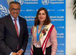 Անահիտ Ավանեսյանը Ժնևում հանդիպել է ԱՀԿ գլխավոր տնօրեն Թեդրոս Ադհանոմ Գեբրեյեսուսին