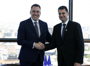 Երևանի քաղաքապետ Հրաչյա Սարգսյանը հյուրընկալել է Պոդգորիցայի քաղաքապետ Իվան Վուկովիչին