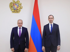 ԲՏԱ նախարարը Դեսպան Կոպիրկինին է ներկայացրել ՀՀ առաջին տիեզերական արբանյակի հետ կապված մի շարք մանրամասներ