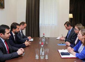 Կարեն Անդրեասյանն ընդունել է ԱՄՆ պետքարտուղարի փոխտեղակալ Կարա ՄքԴոնալդին