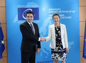 Ален Симонян встретился с Генеральным секретарем СЕ Марией Пейчинович-Бурич