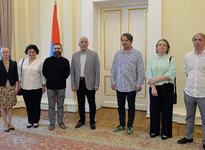 Նախագահ Վահագն Խաչատուրյանը հյուրընկալել է ՓԵՆ կենտրոնի ներկայացուցիչներին
