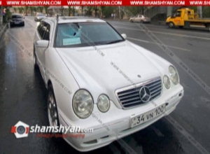 Տրոլեյբուսի ձողն ընկել է հետևից ընթացող մեքենայի վրա. վերջինի վարորդը վնասվածք է ստացել. shamshyan.com