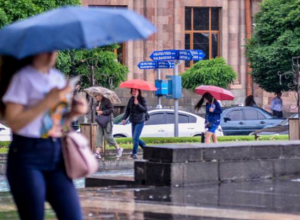 Մարզերում և Երեւանում սպասվում են անձրևներ․ հնարավոր է ամպրոպ և քամու ուժգնացում