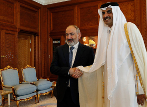 Никол Пашинян встретился с эмиром Катара, шейхом Тамимом бин Хамадом Аль Тани