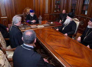 Католикос Всех Армян принял митрополита Барнаула и Алтая Сергия