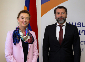 Карен Андреасян принял Генерального секретаря СЕ Марию Пейчинович-Бурич