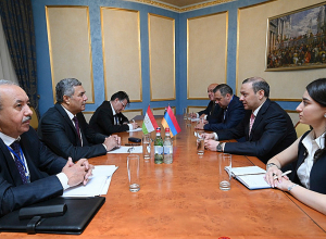 Секретарь СБ Армен Григорян встретился с секретарём Совбеза Таджикистана Насрулло Рахматджоном