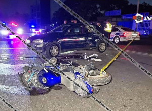 Երևանում բախվել են մոտոցիկլետն ու թեթև մարդատարը. կա 2 տուժած