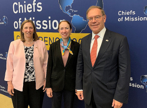 Դեսպաններ Թրեյսին, Դեգնանը և Լիցենբերգերը քննարկել են Հայաստանում, Վրաստանում և Ադրբեջանում ԱՄՆ ծրագրերը