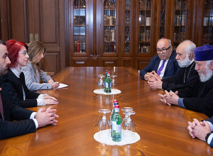 Կաթողիկոսն ընդունել է Սիրիայի նորանշանակ դեսպանին