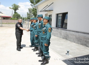 ԱԻ նախարարն այցելել է Շիրակի մարզային փրկարարական վարչություն