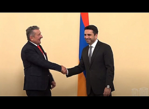 Ален Симонян принял председателя ландтага земли Саксония-Анхальт ФРГ