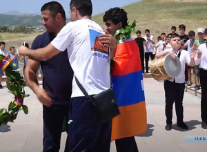 Արցախում զուռնա-դհոլով դիմավորեցին փոխչեմպիոնին