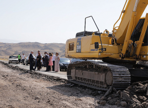 Ընթանում է Իսահակյան-Գյումրի և դեպքի Երերույքի տաճար հանրապետական նշանակության ճանապարհների շինարարությունը
