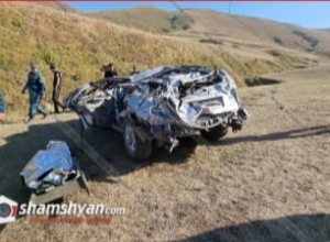 Լոռիում Kia Sorento-ն մոտ 700 մետր գլորվելով՝ հայտնվել է ձորում. վարորդի դին փրկարարները հայտնաբերել են մեքենայից դուրս