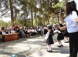 Президент Арцаха присутствовал на празднике Первого звонка